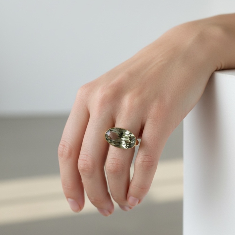 Calvin Klein Women Stainless Steel Ring White Onyx